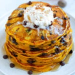 Pumpkin Chocolate Chip Pancakes Recipe