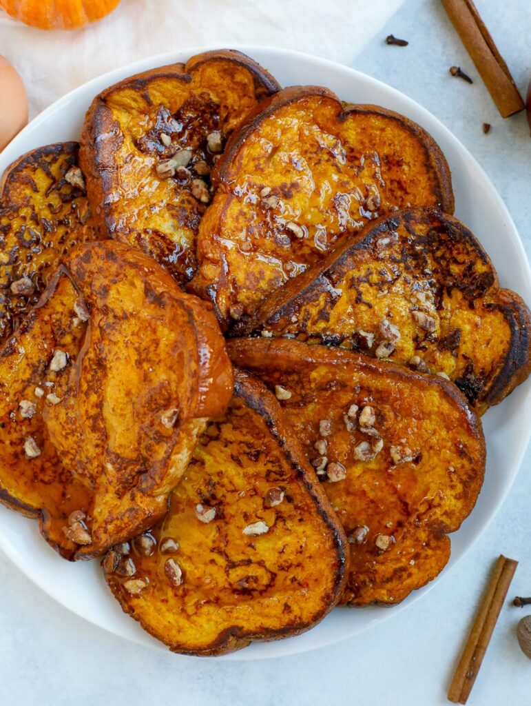 pumpkin spice french toast pumpkin french toast