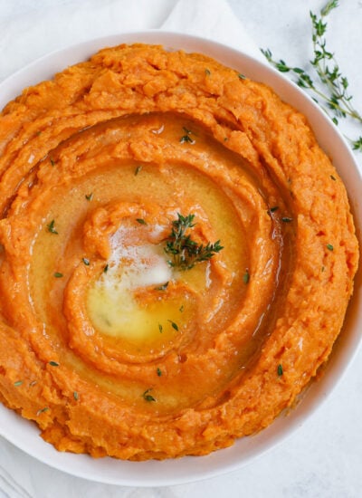 Easy Mashed Sweet Potatoes recipe