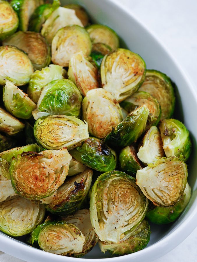 oven baked brussel sprouts