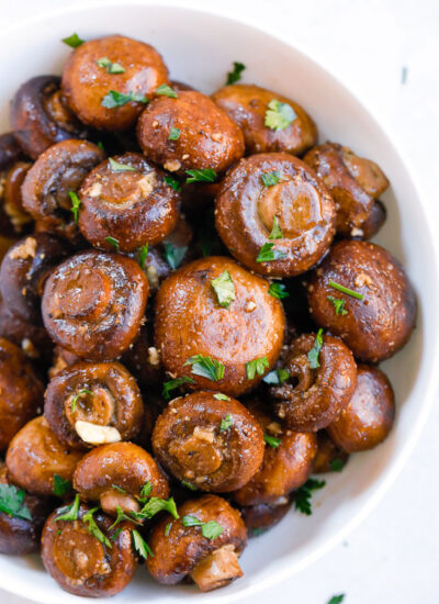 Roasted Garlic Mushrooms