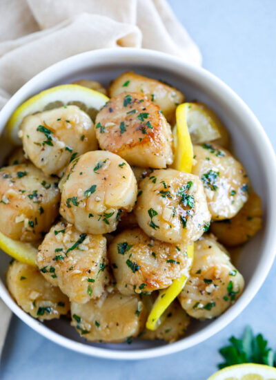 Lemon Garlic Butter Scallops