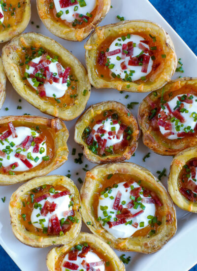 Crispy Baked Potato Skins recipe