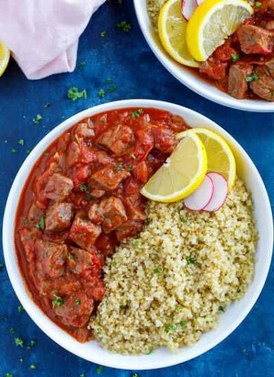 Beef Stew with Tomato Sauce recipe