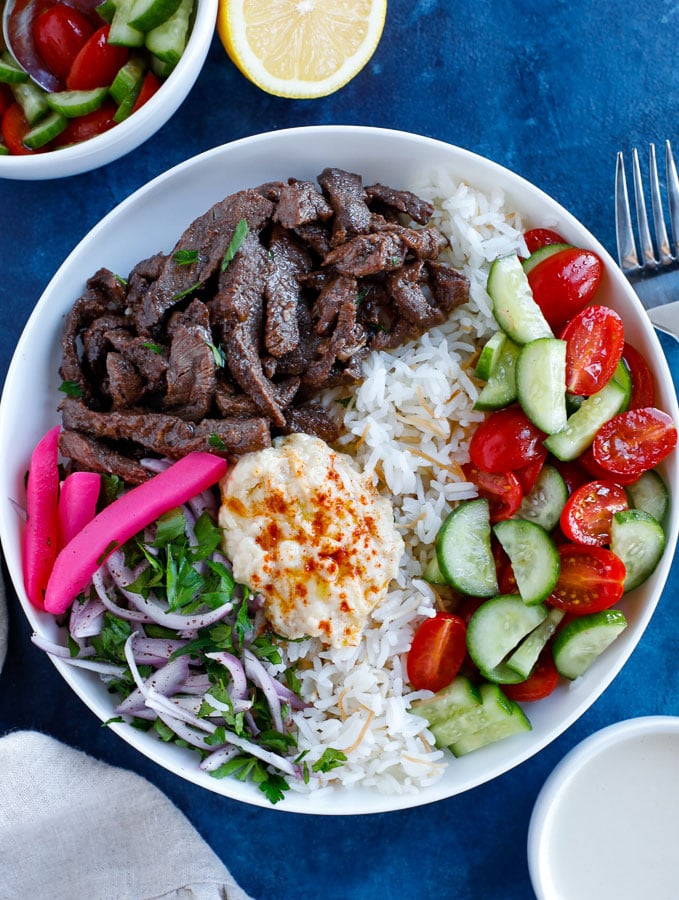 easy beef shawarma bowl recipe