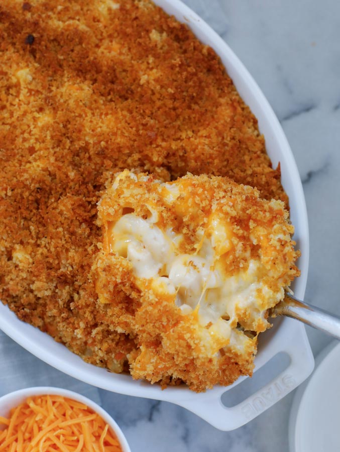Easy baked Mac and Cheese