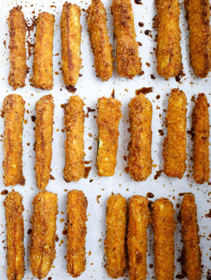 baked zucchini fries