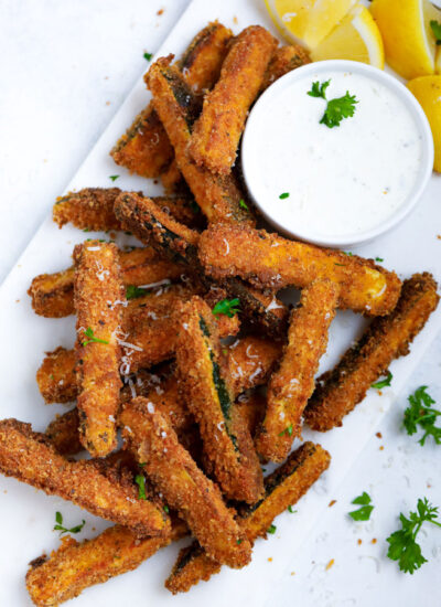 spicy baked zucchini fries