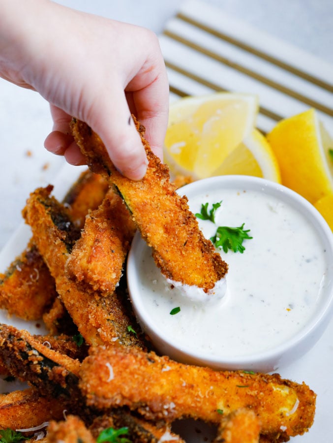 spicy zucchini fries