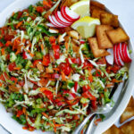 Cabbage Fattoush Salad