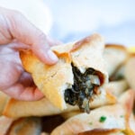 Lebanese Spinach Pies filling