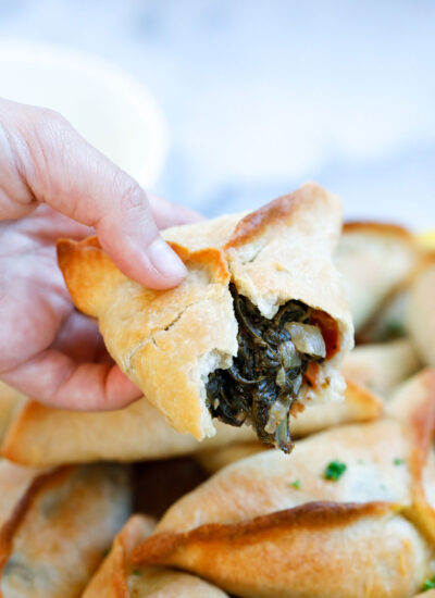 Lebanese Spinach Pies filling