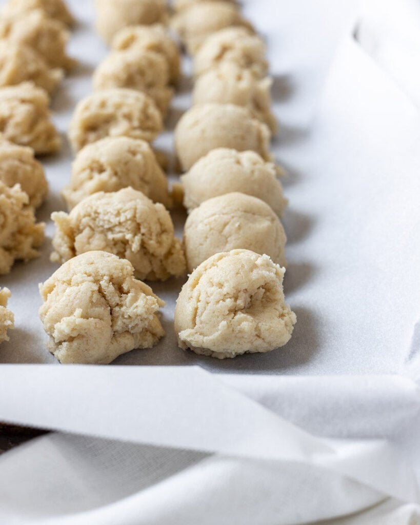 cookies dough balls