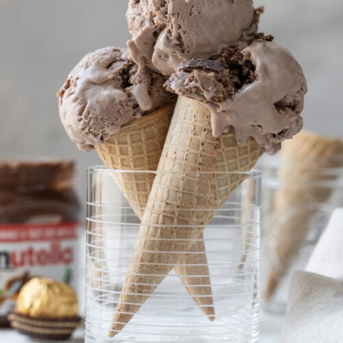 nutella ice cream without ice cream maker