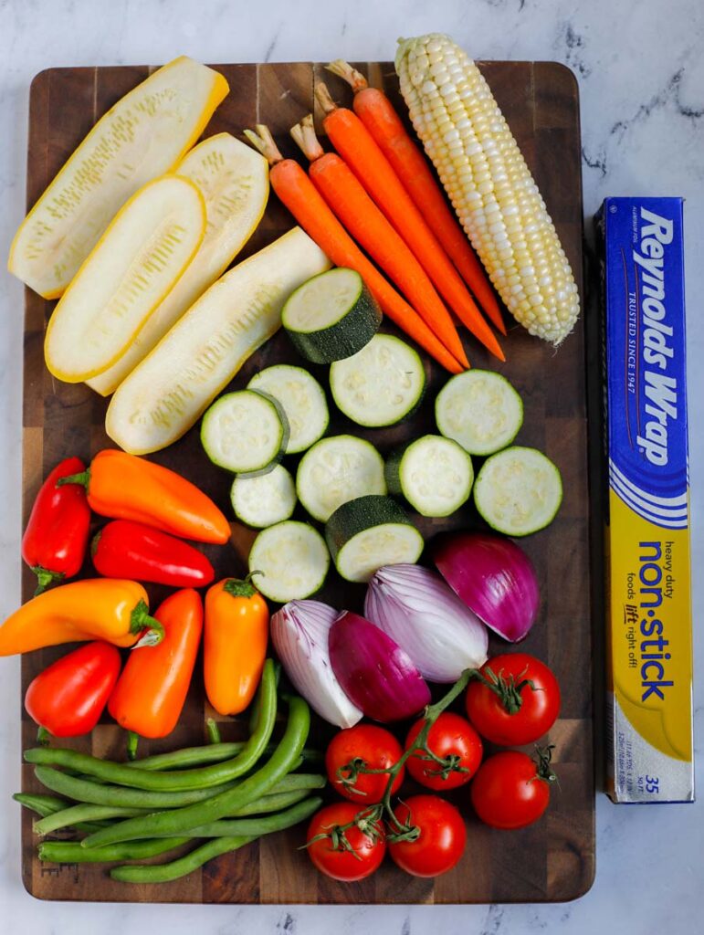 ingredients for Best Grilled Vegetables