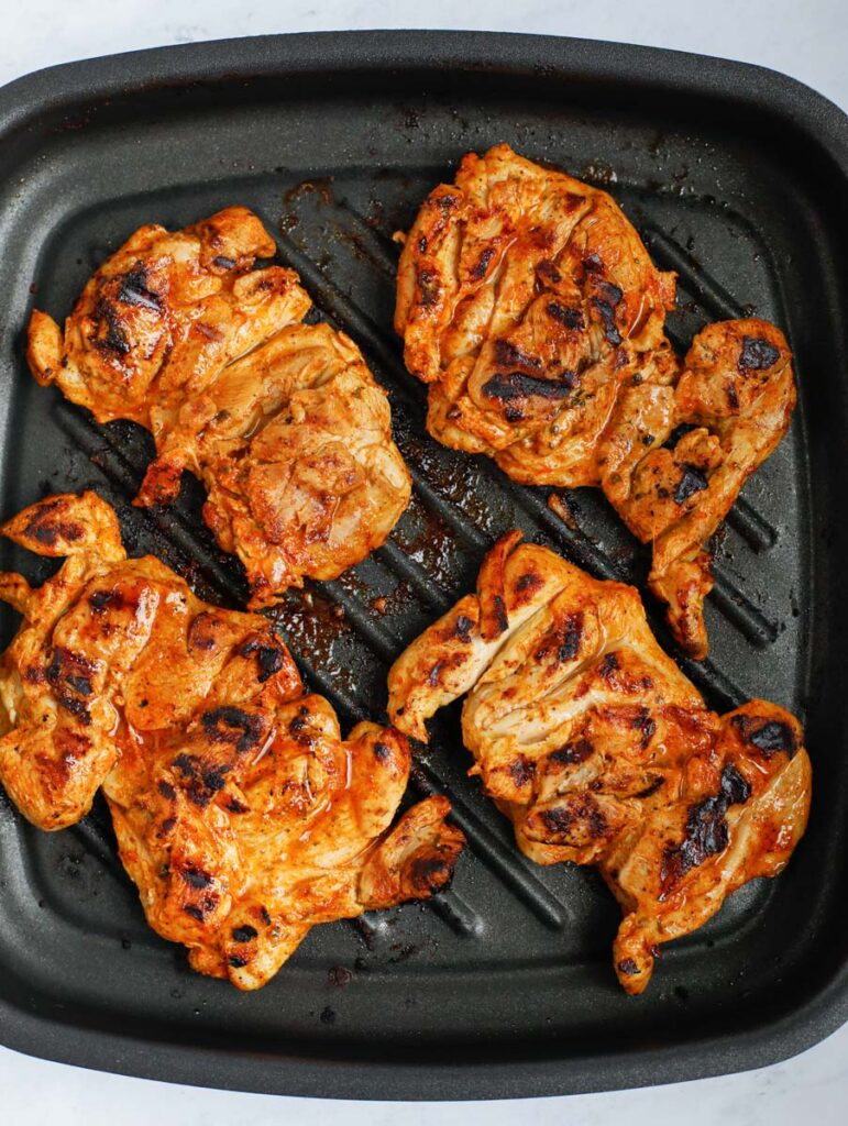 grilling chicken