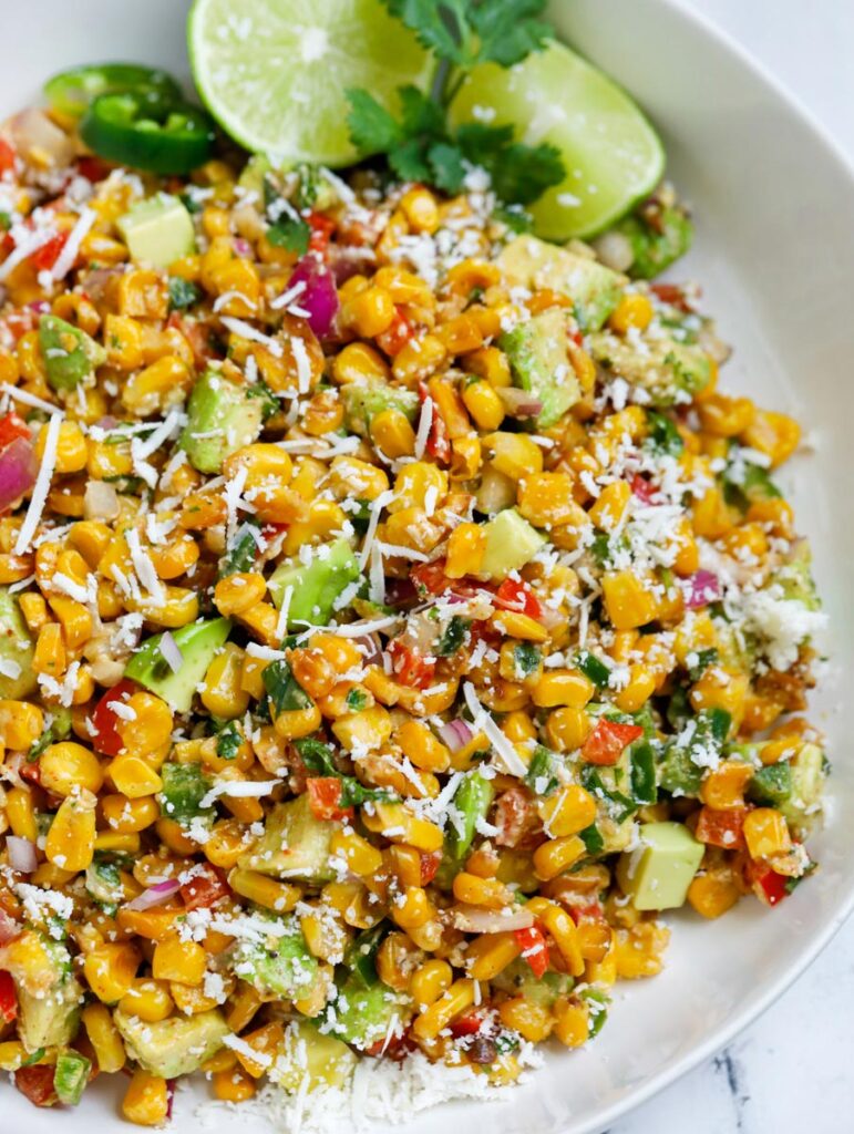 Street Corn Salad in a bowl