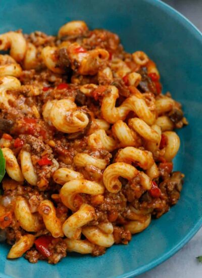 Cheesy Ground Beef Pasta – Cookin' with Mima