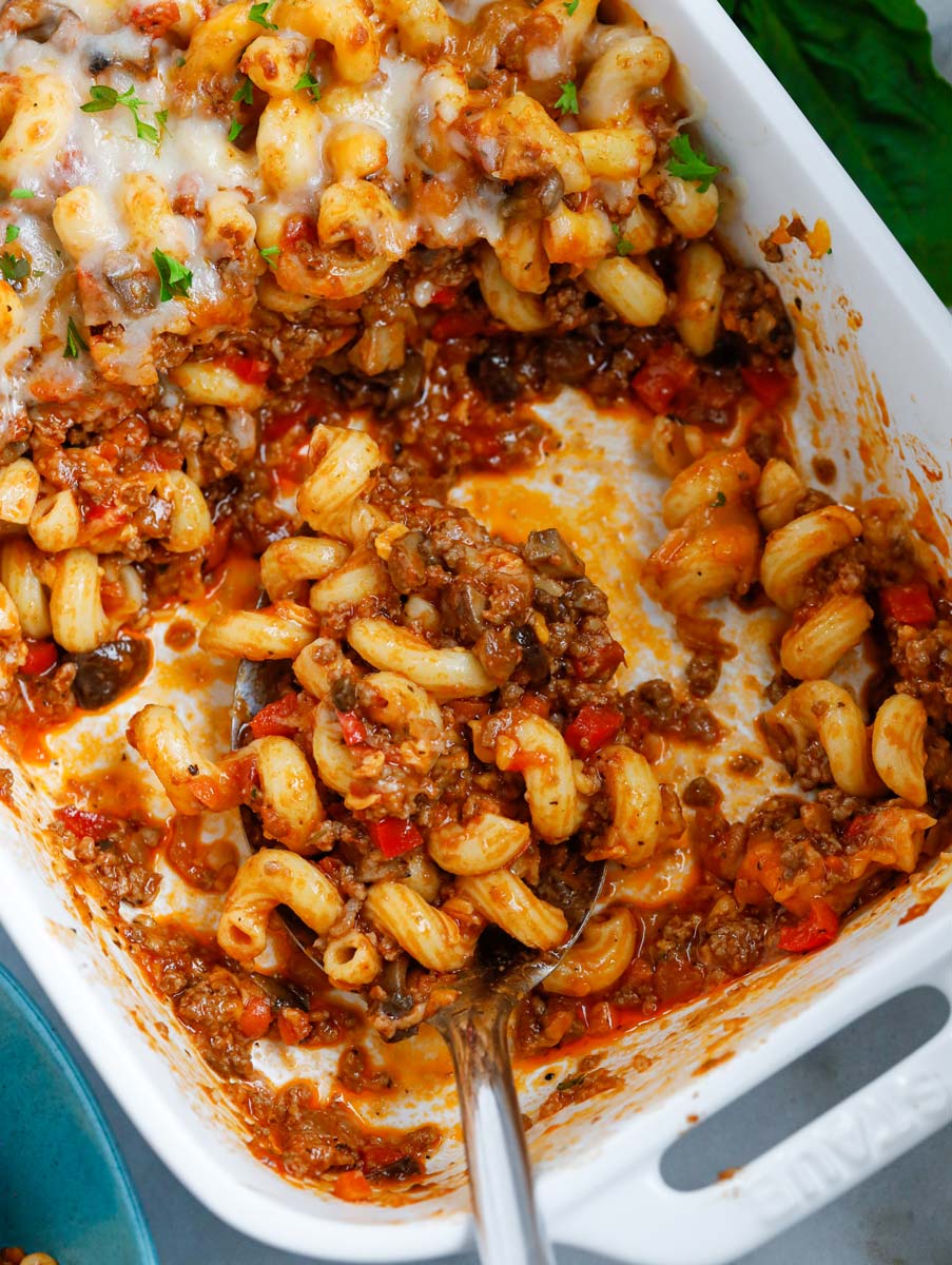 Cheesy Ground Beef Pasta – Cookin' with Mima
