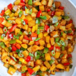 top donw shot of Breakfast Potato Skillet