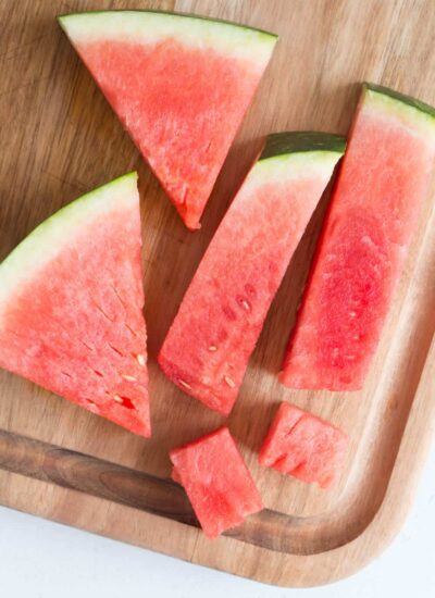 watermelon cut into different shapes