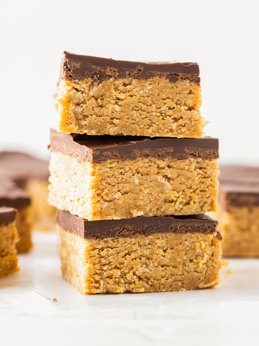 No Bake Chocolate Peanut Butter Bars – Cookin' with Mima