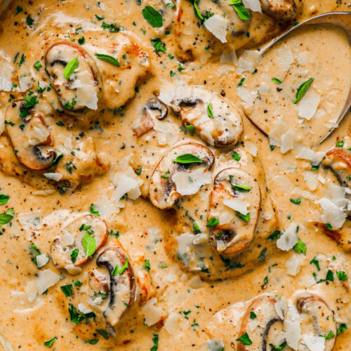 Creamy baked store chicken thighs