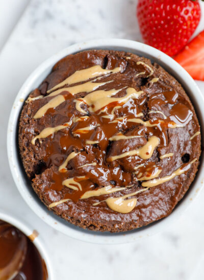 Chocolate peanut butter baked oats.