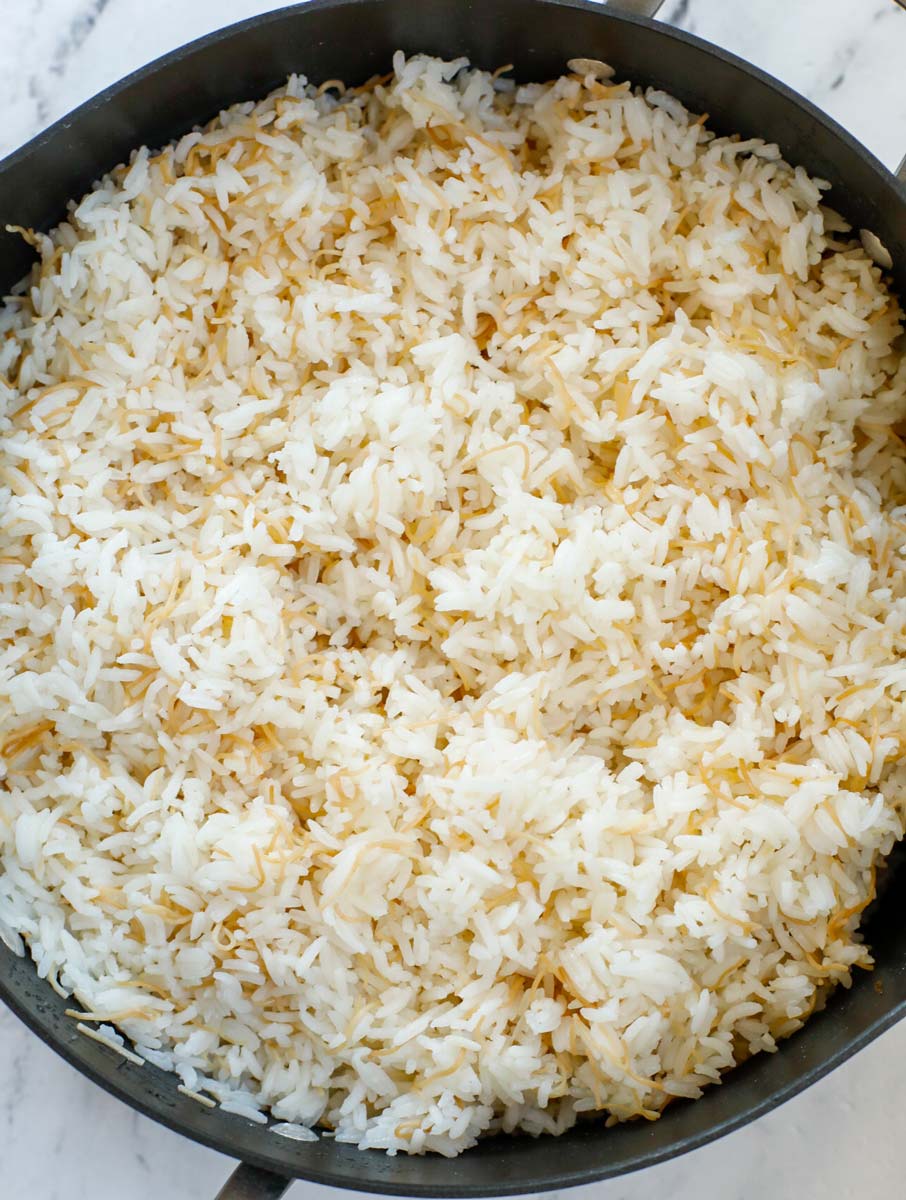 vermicelli rice cooked in a pot