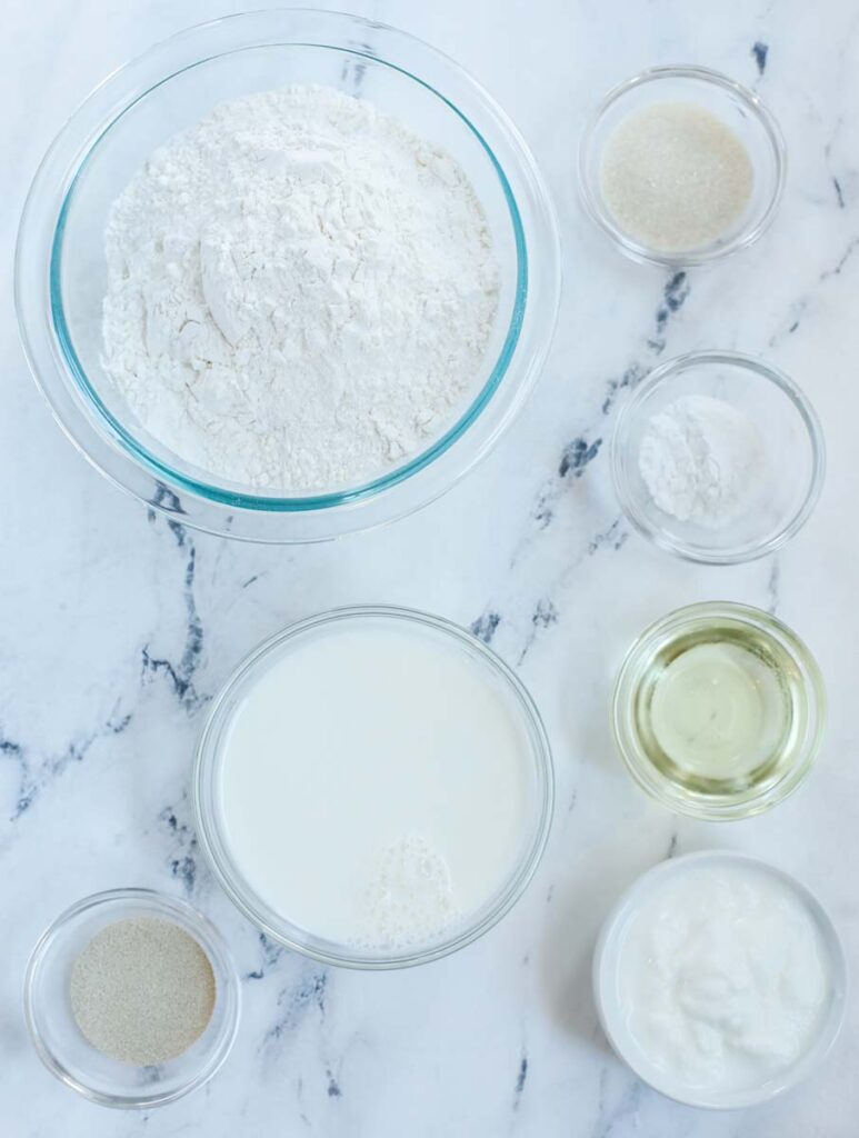 ingredient shot of zaatar manakeesh