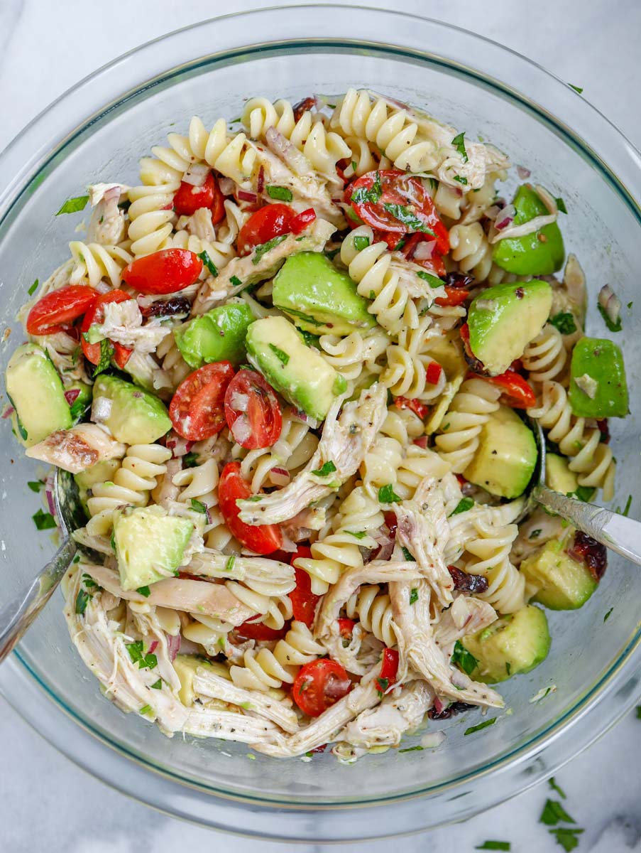 Chicken Avocado Pasta Salad – Cookin' with Mima