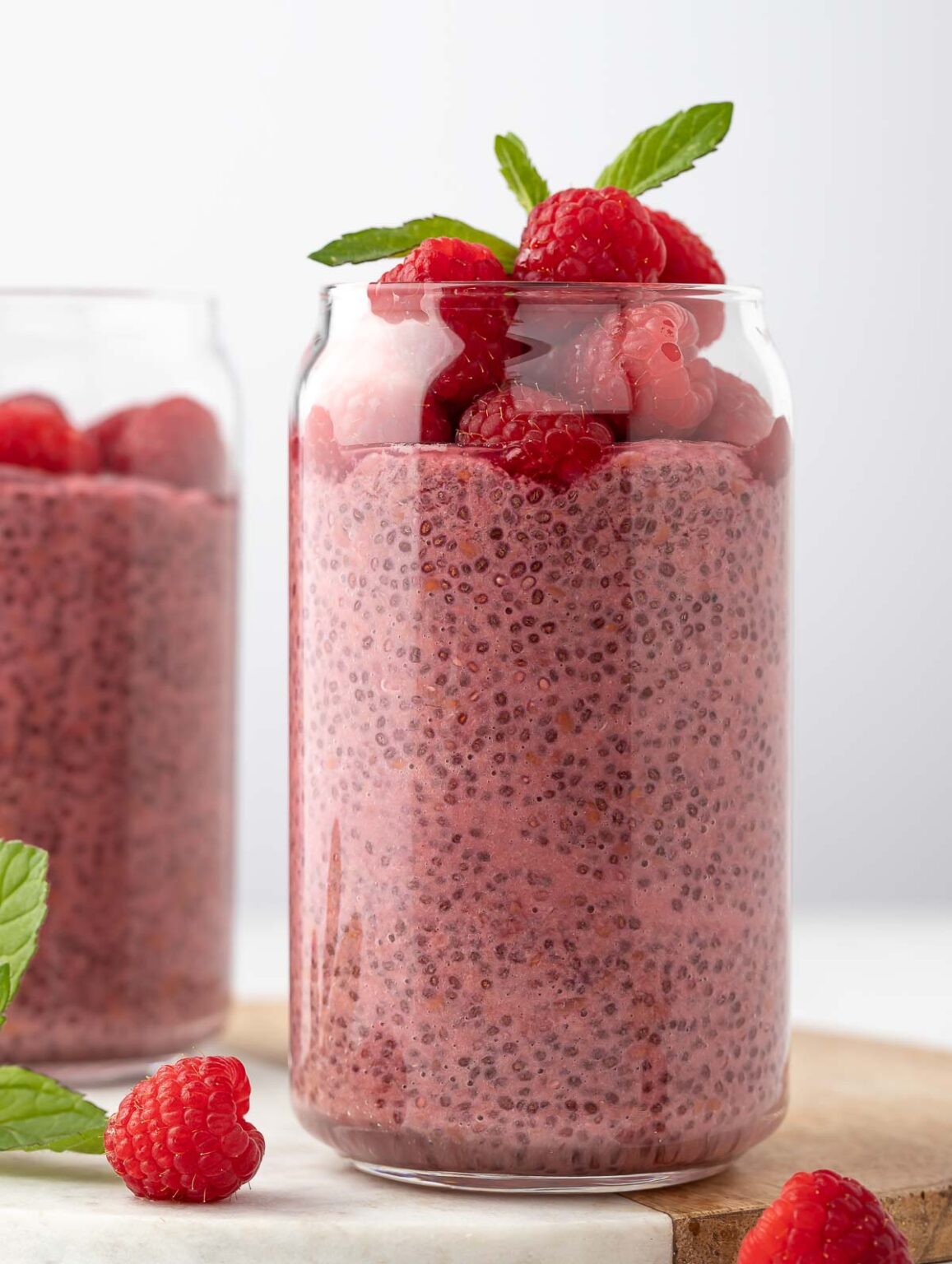 Raspberry Chia Seed Pudding (with Protein Powder) – Cookin' with Mima