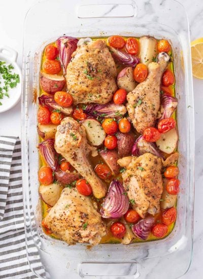 Mediterranean Chicken recipe after baking