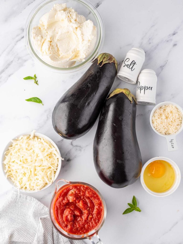 eggplant parmesan lasagna ingredients