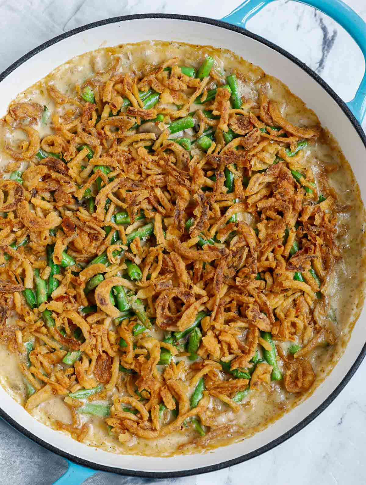 final green bean casserole dish