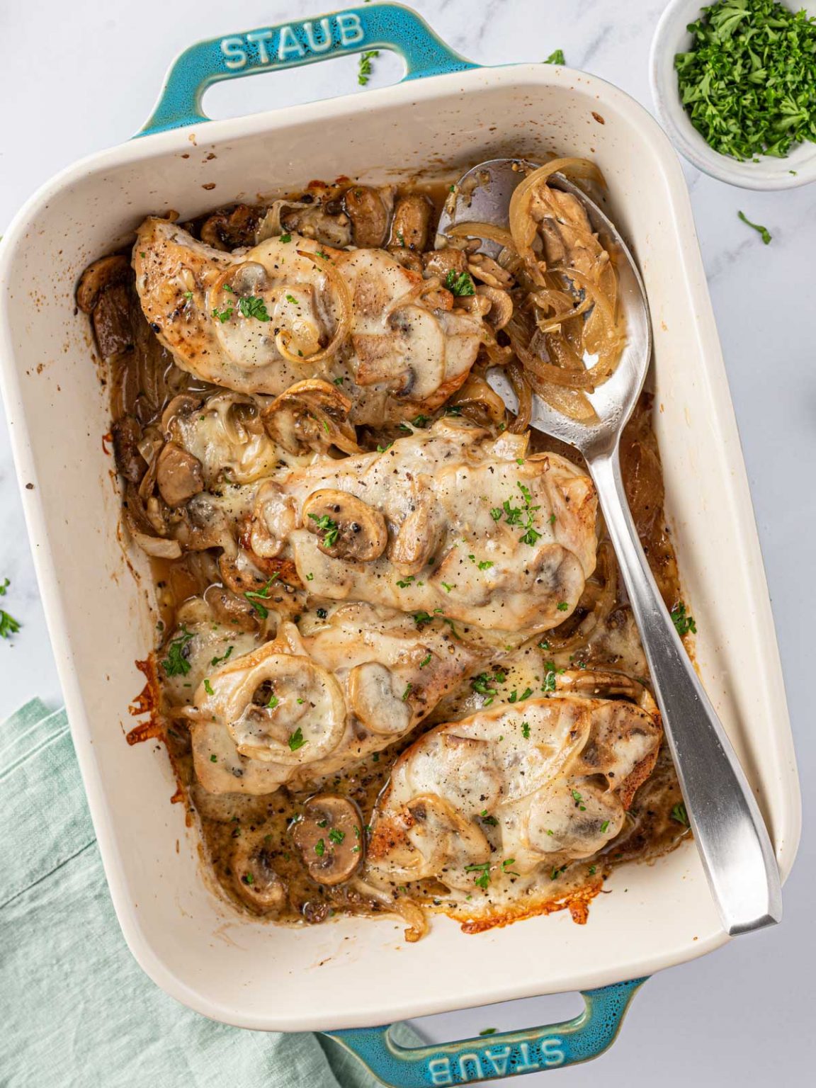 Easy Baked Chicken Breast with Mushrooms – Cookin' with Mima