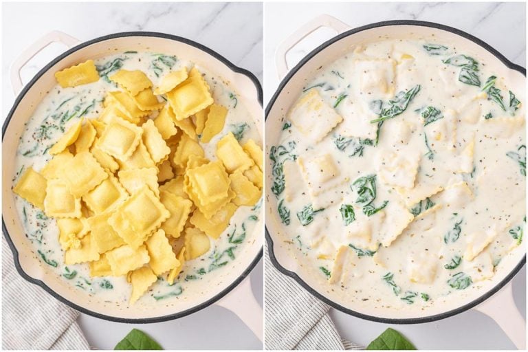 Creamy Cheese and Spinach Ravioli Recipe – Cookin' with Mima