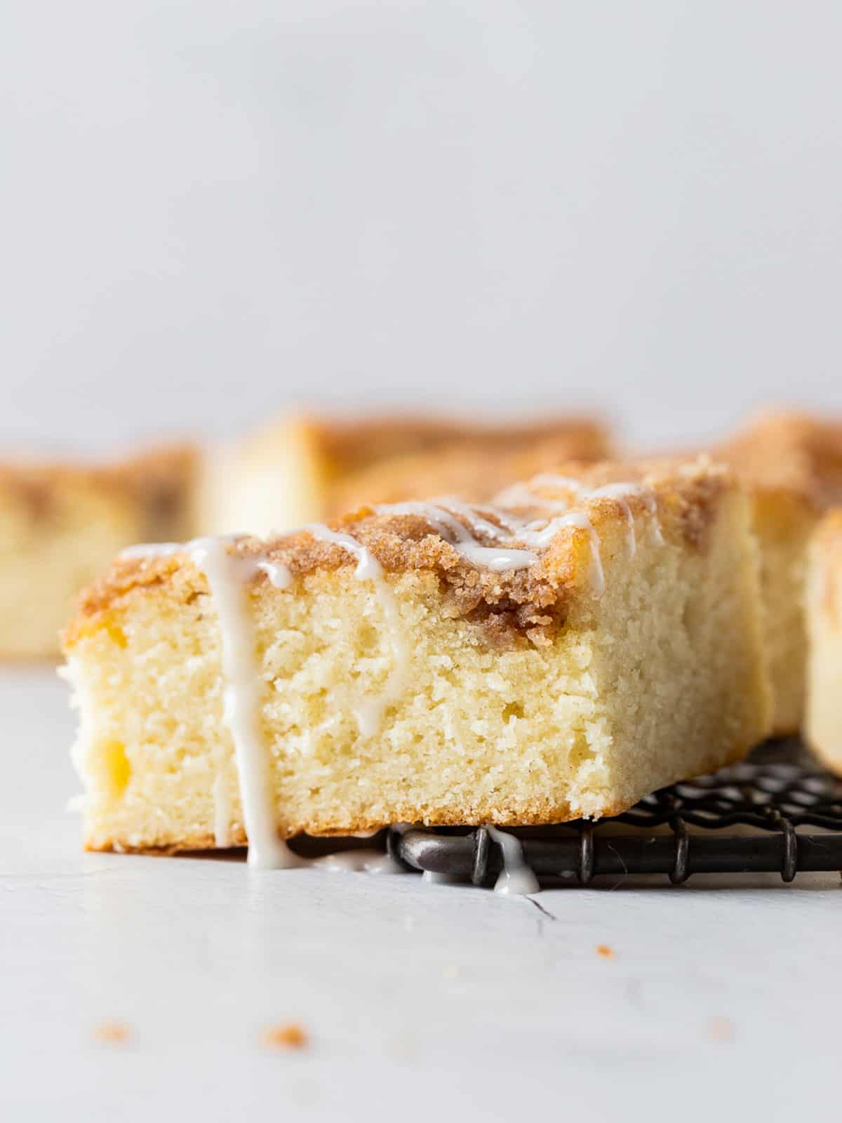 one piece of Cinnamon Streusel Cake