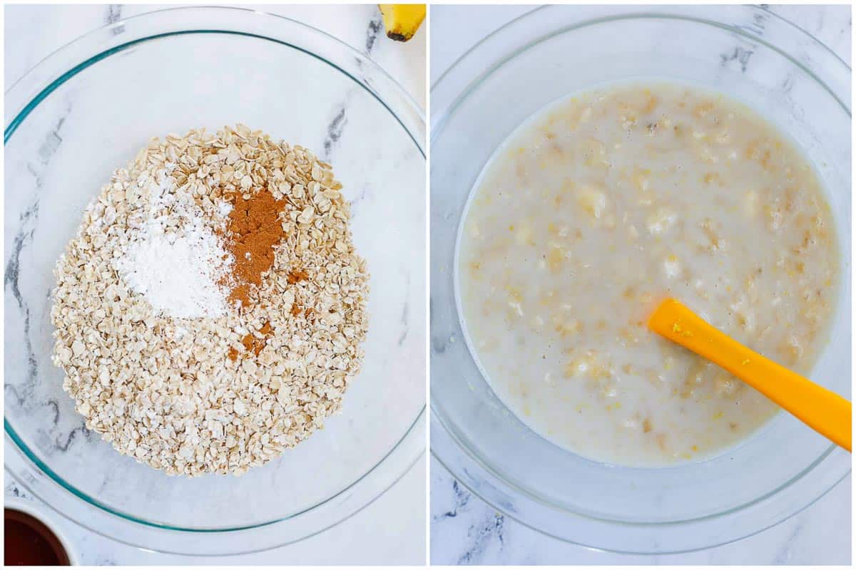mixing dry and wet ingredients separately