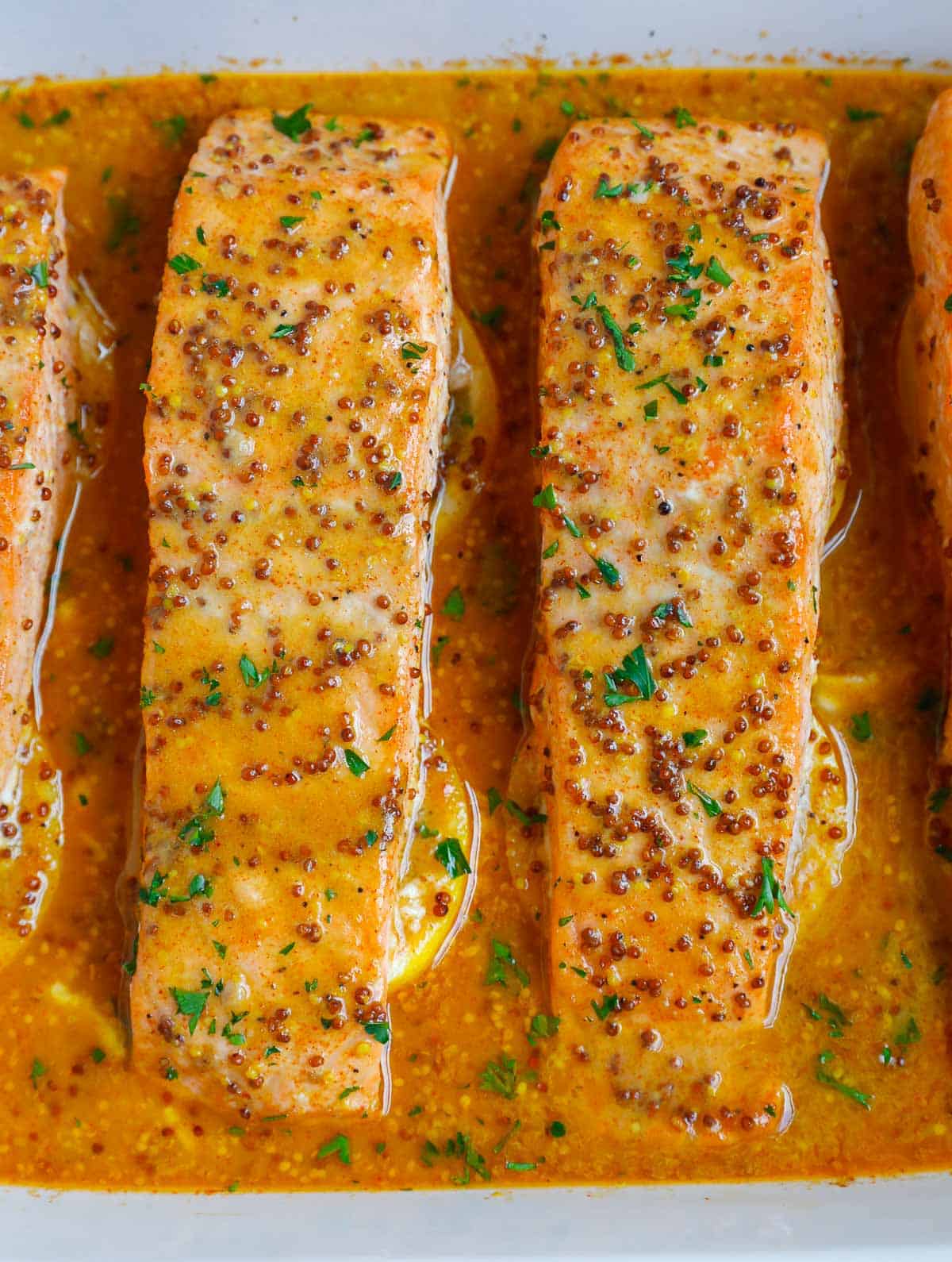 Baked Honey Mustard Salmon – Cookin' with Mima