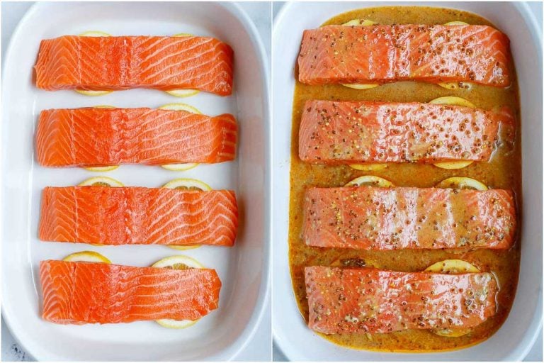 Baked Honey Mustard Salmon – Cookin' with Mima