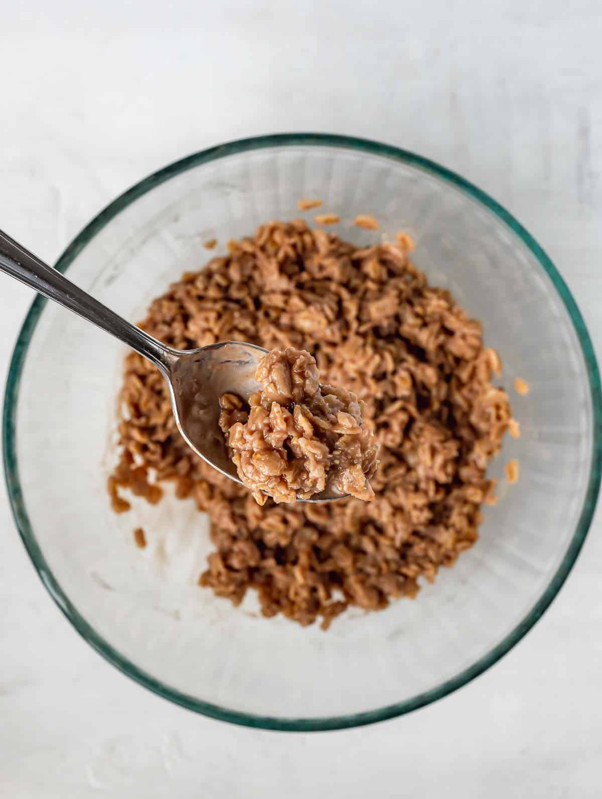 chocolate oats after soaking overnight