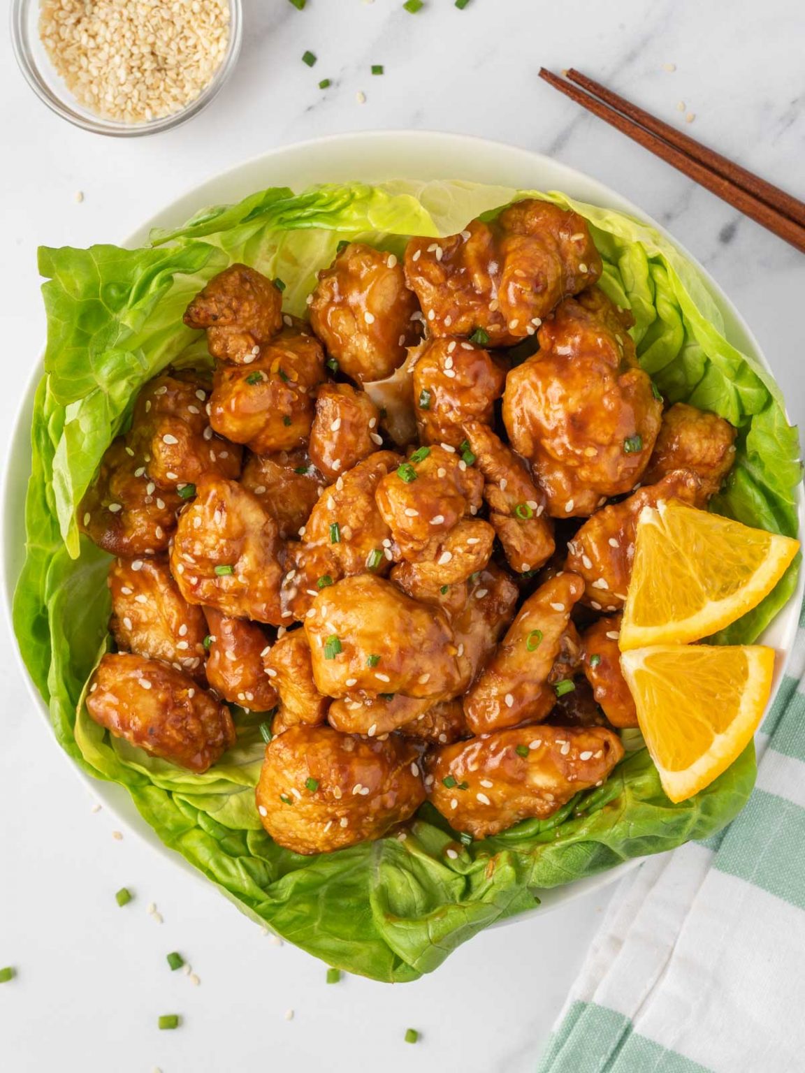 Crispy Air Fryer Orange Chicken – Cookin' with Mima