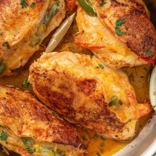 Fajita Stuffed Chicken – Cookin' with Mima