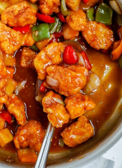 Spoonful of chinese sweet and sour chicken recipe