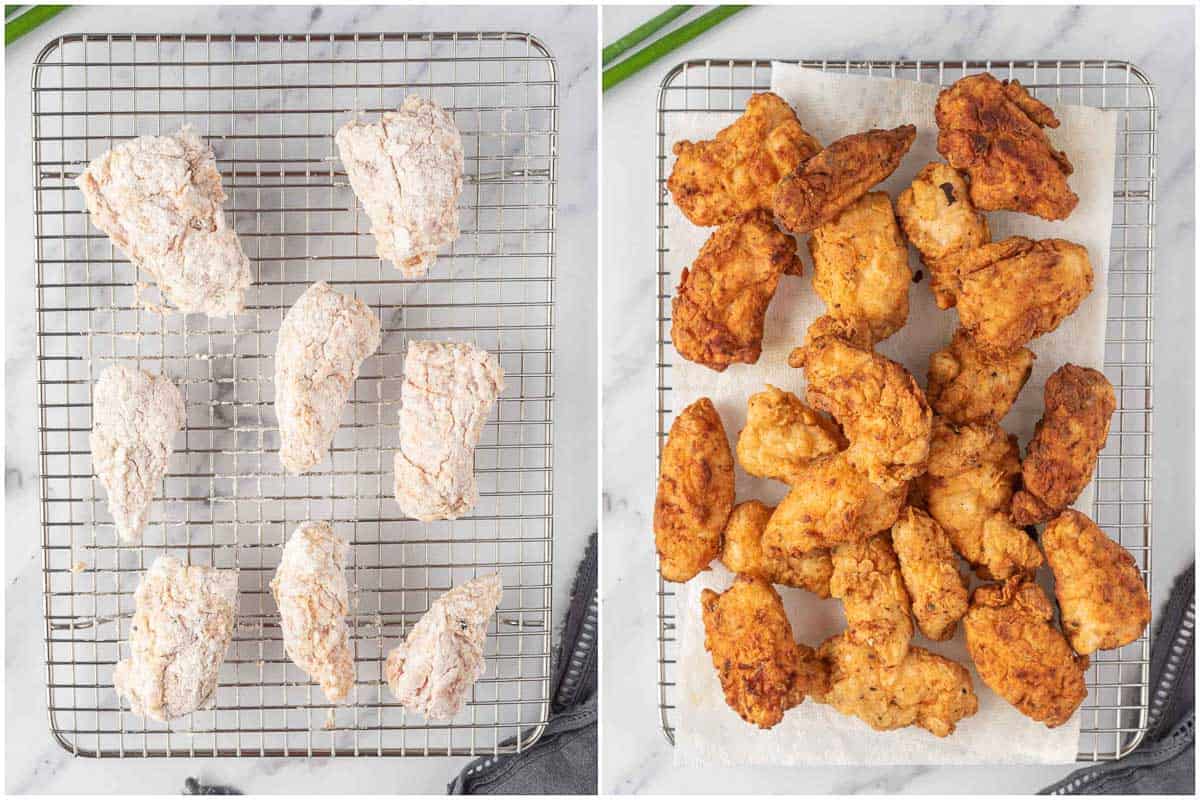 How to make korean crispy fried chicken.