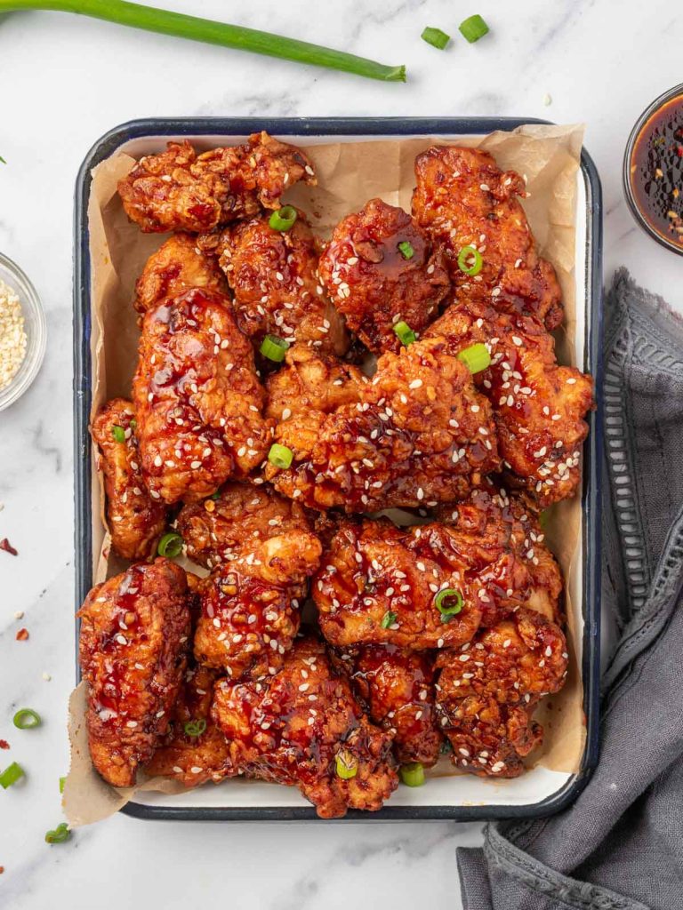 Easy Korean Crispy Fried Chicken Recipe Cookin With Mima