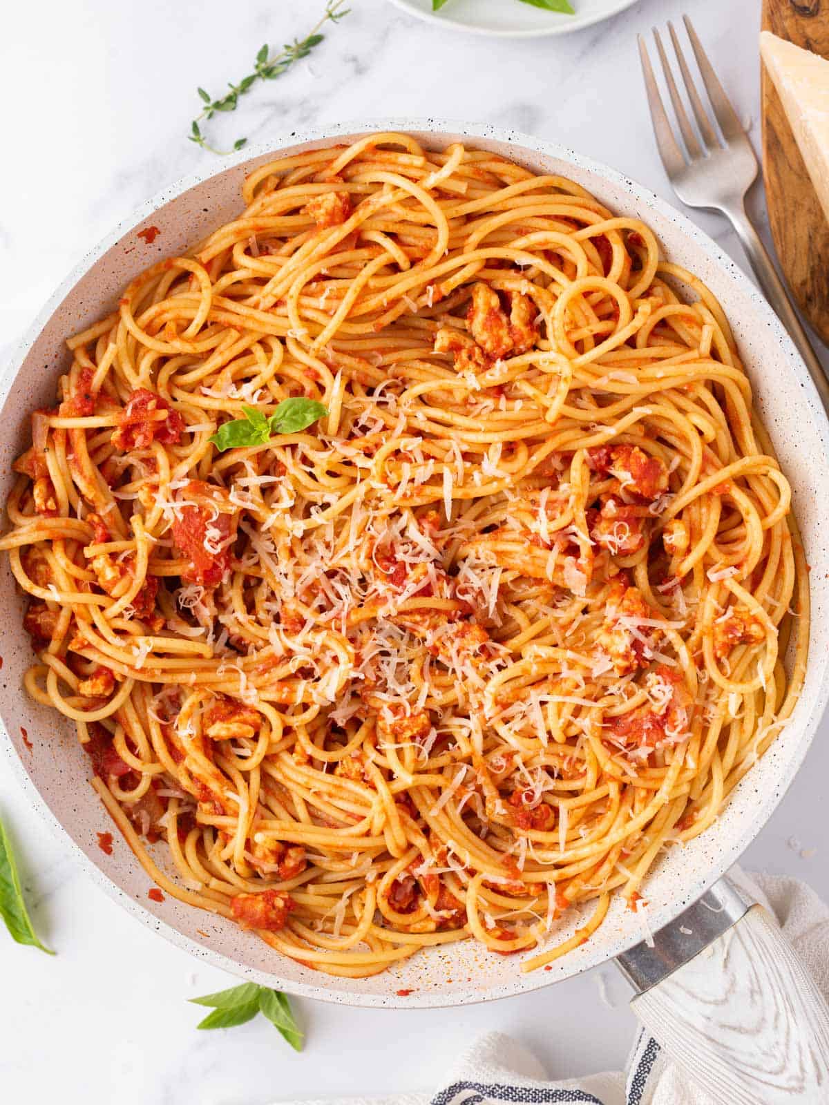 Easy Chicken Spaghetti Bolognese – Cookin' with Mima