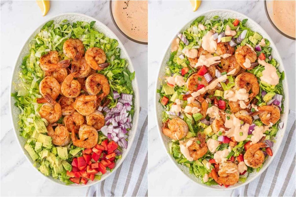 The BEST Shrimp Lettuce Salad – Cookin' with Mima