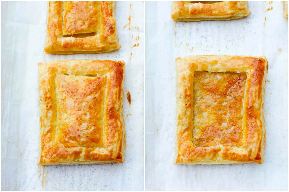 baked puff pastry